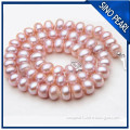 AA 7-8MM flat freshwater pearl necklace